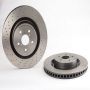 Brembo KT00413 Brembo ceramic brake pad and UV coated PVT drilled brake disc kit