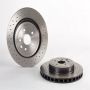 Brembo KT00415 Brembo ceramic brake pad and UV coated PVT drilled brake disc kit