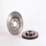 Brembo KT00456 Brembo ceramic brake pad and UV coated vented  brake disc kit