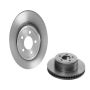 Brembo KT00950 Brembo ceramic brake pad and UV coated vented  brake disc kit