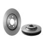 Brembo KT00426 Brembo ceramic brake pad and UV coated vented  brake disc kit