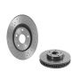 Brembo KTX0132 Brembo ceramic brake pad and Xtra vented drilled brake disc kit