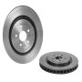 Brembo KT04347 Brembo low-met brake pad and UV coated PVT  brake disc kit