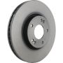 Brembo KT00493 Brembo ceramic brake pad and UV coated vented  brake disc kit