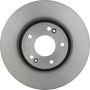 Brembo KT00493 Brembo ceramic brake pad and UV coated vented  brake disc kit