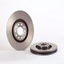 Brembo KT00593 Brembo ceramic brake pad and UV coated vented  brake disc kit