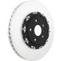 Brembo 09.A665.13 Premium Floating Two Piece UV Coated Vented Drilled And Slotted Brake Rotor
