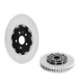 Brembo 09.A665.23 Premium Floating Two Piece UV Coated Vented Drilled And Slotted Brake Rotor