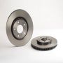 Brembo KT00965 Brembo ceramic brake pad and UV coated vented  brake disc kit