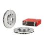 Brembo 09.A945.33 Premium Dual Cast Vented Drilled/Grooved UV Coated Brake Rotor