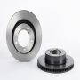 Brembo KT00489 Brembo ceramic brake pad and UV coated vented  brake disc kit