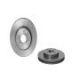 Brembo KT00901 Brembo ceramic brake pad and UV coated vented  brake disc kit