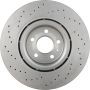 Brembo KTX4055 Brembo low-met brake pad and Xtra vented drilled brake disc kit