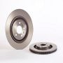 Brembo KT00622 Brembo ceramic brake pad and UV coated vented  brake disc kit