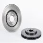 Brembo KT00584 Brembo ceramic brake pad and UV coated PVT  brake disc kit