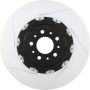 Brembo 09.B324.13 Premium Floating Two Piece UV Coated Vented Drilled And Slotted Brake Rotor