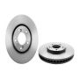Brembo KT00600 Brembo ceramic brake pad and UV coated vented  brake disc kit