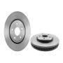 Brembo KT00B18 Brembo ceramic brake pad and UV coated vented  brake disc kit