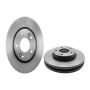 Brembo KT00916 Brembo ceramic brake pad and UV coated vented  brake disc kit
