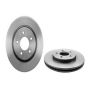 Brembo KT00533 Brembo ceramic brake pad and UV coated vented  brake disc kit