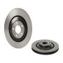 Brembo KT00817 Brembo ceramic brake pad and UV coated vented  brake disc kit