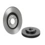 Brembo KT00948 Brembo ceramic brake pad and UV coated vented  brake disc kit