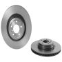 Brembo KT00710 Brembo ceramic brake pad and UV coated vented  brake disc kit