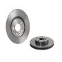 Brembo KT00A01 Brembo ceramic brake pad and UV coated vented  brake disc kit