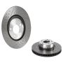 Brembo KT00711 Brembo ceramic brake pad and composite vented drilled and slotted brake disc kit