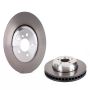 Brembo KT00A74 Brembo ceramic brake pad and composite vented  brake disc kit