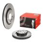 Brembo KT00779 Brembo ceramic brake pad and UV coated vented  brake disc kit