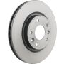 Brembo KT00849 Brembo ceramic brake pad and UV coated vented  brake disc kit