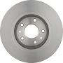 Brembo KT00849 Brembo ceramic brake pad and UV coated vented  brake disc kit