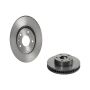 Brembo KT00900 Brembo ceramic brake pad and UV coated vented  brake disc kit