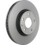 Brembo KT00954 Brembo ceramic brake pad and UV coated vented  brake disc kit
