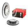 Brembo KT00957 Brembo ceramic brake pad and UV coated vented  brake disc kit