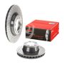 Brembo KT00A67 Brembo ceramic brake pad and UV coated PVT drilled brake disc kit