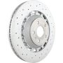 Brembo 09.D174.33 Premium Dual Cast Vented Drilled/Grooved UV Coated Brake Rotor