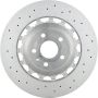Brembo 09.D174.33 Premium Dual Cast Vented Drilled/Grooved UV Coated Brake Rotor