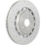 Brembo 09.D174.43 Premium Dual Cast Vented Drilled/Grooved UV Coated Brake Rotor