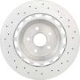 Brembo 09.D174.43 Premium Dual Cast Vented Drilled/Grooved UV Coated Brake Rotor