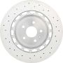 Brembo 09.D174.43 Premium Dual Cast Vented Drilled/Grooved UV Coated Brake Rotor