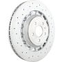 Brembo 09.D174.53 Premium Dual Cast Vented Drilled/Grooved UV Coated Brake Rotor
