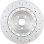 Brembo 09.D174.53 Premium Dual Cast Vented Drilled/Grooved UV Coated Brake Rotor