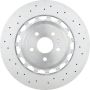 Brembo 09.D174.53 Premium Dual Cast Vented Drilled/Grooved UV Coated Brake Rotor