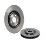 Brembo KT00994 Brembo ceramic brake pad and UV coated vented  brake disc kit