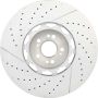 Brembo 09.D601.43 Premium Dual Cast Vented Drilled/Grooved UV Coated Brake Rotor
