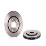 Brembo KT00776 Brembo ceramic brake pad and UV coated vented  brake disc kit