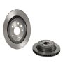 Brembo KT00A43 Brembo ceramic brake pad and UV coated vented  brake disc kit