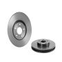 Brembo KT00952 Brembo ceramic brake pad and UV coated vented  brake disc kit